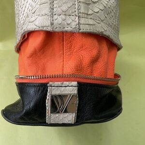 Large multicolored Diane Von Furstenberg leather bag